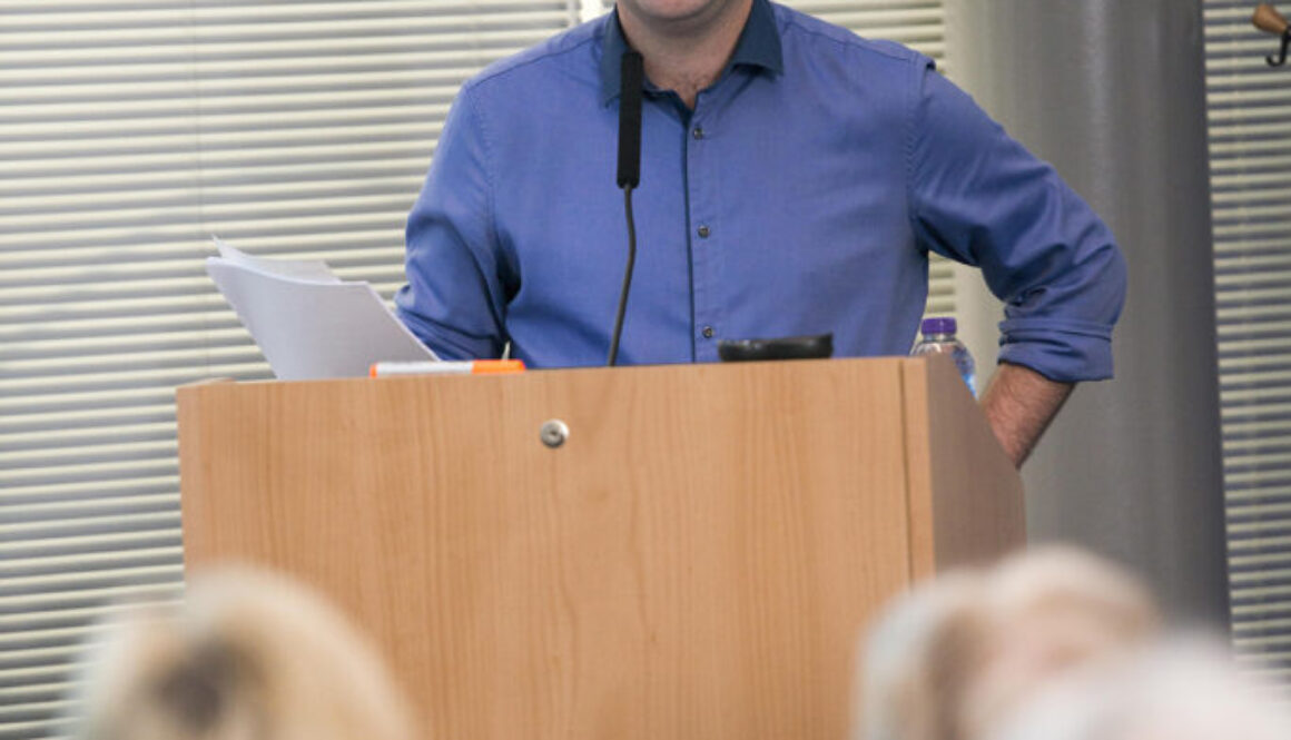 31/05/17 Housing TIS (tenants Information Service ) update- ALASDAIR REID- Alasdair Reed Updating the Charter Discussion photo
