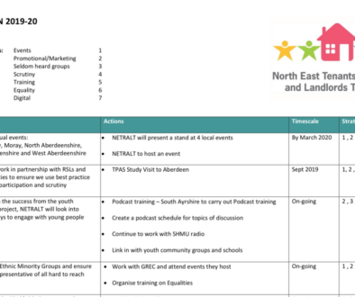 Strategy & |A|ction plan screenshot