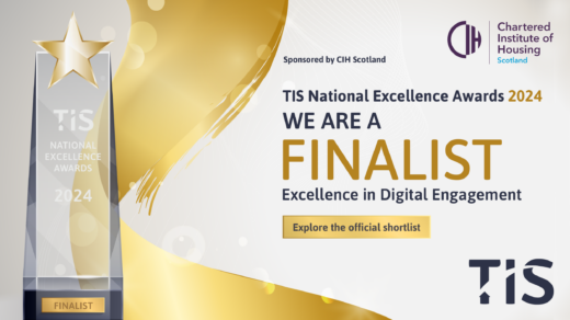 Text reads "We are Finalists"